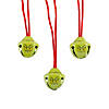 24" Dr. Seuss&#8482; The Grinch Metal Jingle Bell Breakaway Necklaces - 12 Pc. Image 1