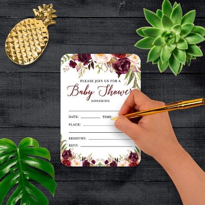 24 Fall Baby Shower Invitations Image 1