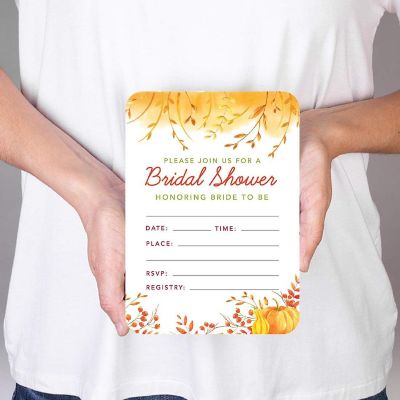 24 Fall Bridal Shower Invitations Image 1