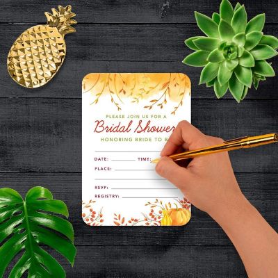 24 Fall Bridal Shower Invitations Image 1