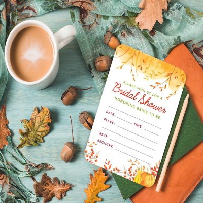 24 Fall Bridal Shower Invitations Image 2