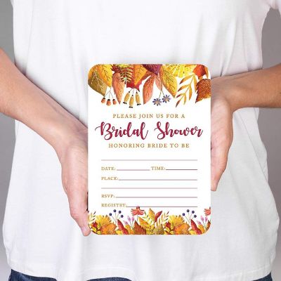 24 Fall Harvest Bridal Shower Invitation Image 1