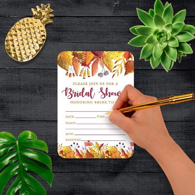 24 Fall Harvest Bridal Shower Invitation Image 1