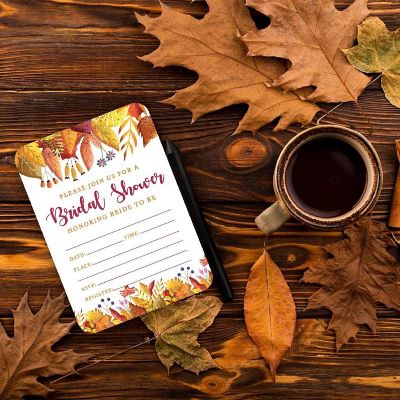 24 Fall Harvest Bridal Shower Invitation Image 2