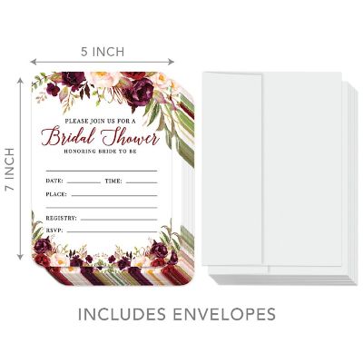 24 Fall Invitations Bridal Shower Image 2