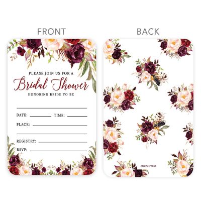 24 Fall Invitations Bridal Shower Image 3