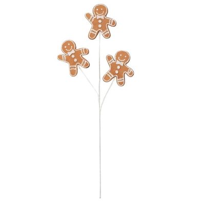 24" Gingerbread Cookie Spray Image 1