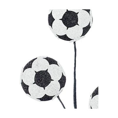 24" Glitter Soccer Ball Spray Image 2