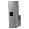 24" Gray Speckled Modern Style 3-Tier Rainfall Outdoor Water Fountain Image 4