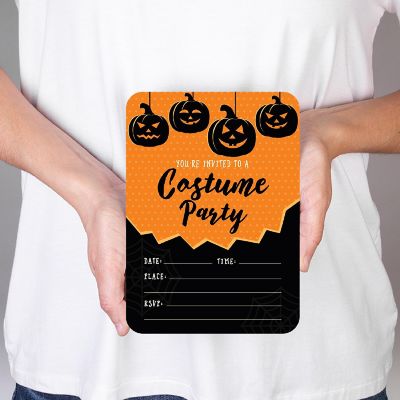 24 Halloween Invitations Costume Party Image 2