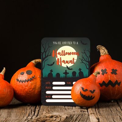 24 Halloween Invitations Haunt Image 2
