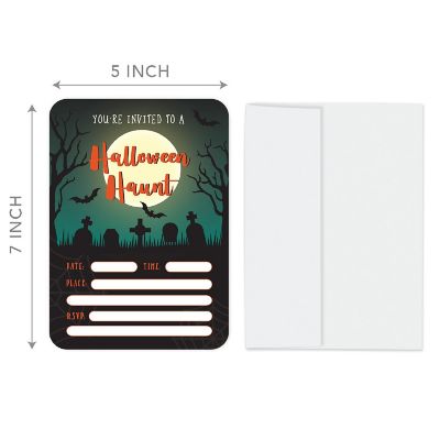 24 Halloween Invitations Haunt Image 3