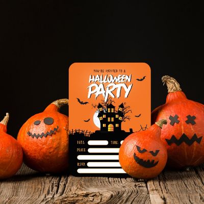 24 Halloween Invitations Party Haunted Image 2