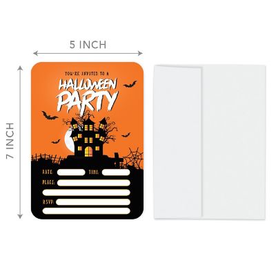 24 Halloween Invitations Party Haunted Image 3