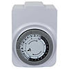 24-Hour Electronic Mechanical Countdown Timer - 3.5" - White Image 1