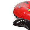 24" Inflatable Red and Black Ladybug Swim Ring Tube Pool Float Image 3