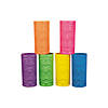 24 oz. Bright Tiki Luau Tall Disposable BPA-Free Plastic Cups - 12 Ct. Image 3