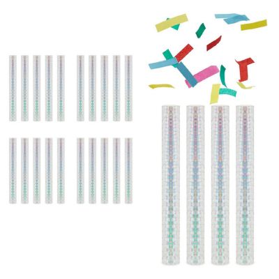 24-Pack Rainbow Confetti Flutter Sticks for Birthdays &amp; Parties Image 1