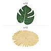 24 Pc. Luau Tableware Placemat Decorating Kit for 12 Guests  Image 1