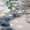 24 Pc. Stemmed Votive Candle Holders with Tea Light Candles for 4 Tables Image 1