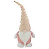 24" Standing Spring Plush Gnome Figure with a Polka Dot Hat Image 1
