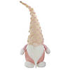 24&quot; Standing Spring Plush Gnome Figure with a Polka Dot Hat Image 1