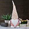 24&quot; Standing Spring Plush Gnome Figure with a Polka Dot Hat Image 1