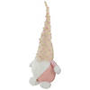 24" Standing Spring Plush Gnome Figure with a Polka Dot Hat Image 3