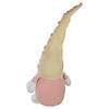 24&quot; Standing Spring Plush Gnome Figure with a Polka Dot Hat Image 4