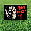 24" x 16" Friday the 13th&amp;#8482; Single-Sided Plastic Yard Sign Image 1