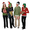 24" x 22" Felt Christmas Elf Hats with Pom-Pom Tassel - 12 Pc. Image 2