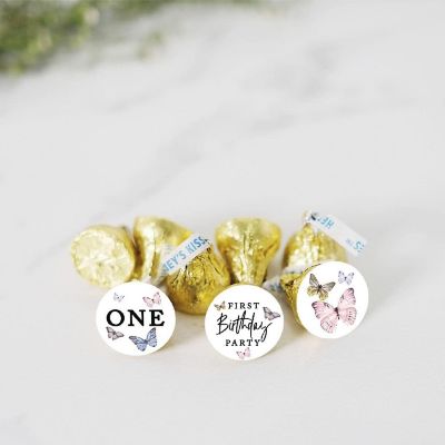 240PCS Butterfly Birthday Stickers Image 1