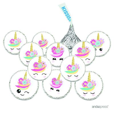 240Pcs Magical Unicorn Happy Birthday Image 1