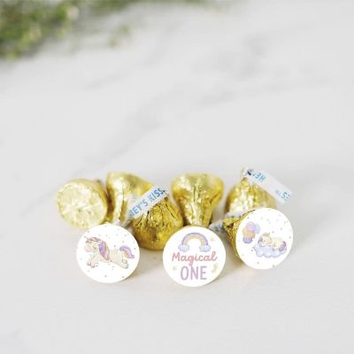 240PCS Unicorn Birthday Stickers Image 1