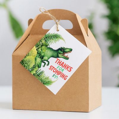 24Pcs Thanks for Stomping By! Square Tag Image 2