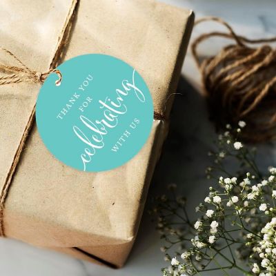 24PK Diamond Blue Celebrating Gift Tags Image 1