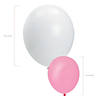 25 Ft. White & Pink Balloon & Eucalyptus Garland Kit - 370 Pc. Image 1