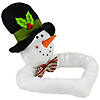 25" Plush Snowman Christmas Tree Topper  Unlit Image 2