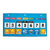 25" x 13" Classroom Weather Nylon Pocket Chart - 105 Pc. Image 1