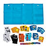 25" x 13" Classroom Weather Nylon Pocket Chart - 105 Pc. Image 1