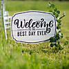 25" x 17" Wedding Welcome Yard Sign Image 1