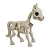 25" x 23" Standing Pony Plastic Skeleton Halloween Decoration Image 1