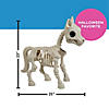 25" x 23" Standing Pony Plastic Skeleton Halloween Decoration Image 2