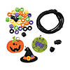 26" Bulk Halloween Friends Beaded Necklace with Charms Craft Kit - Makes 50 Image 1