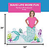 26" Mermaid Sparkle Tail Photo Booth Cardboard Cutout Stand-Up Image 2