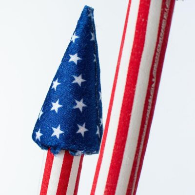 26" Patriotic Lit Firecracker Spray Image 1