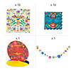 269 Pc. Fiesta Floral Bright Party Tableware Kit for 8 Guests Image 2