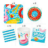 269 Pc. Pool Party Tableware Kit for 8 Guests Image 1