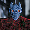 27 1/2&quot; Hanging Red &amp; Black Devil Halloween Decoration Image 3
