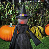 27 1/2" Light-Up LED Witch Pathway Yard Stakes Halloween Decoration Image 3